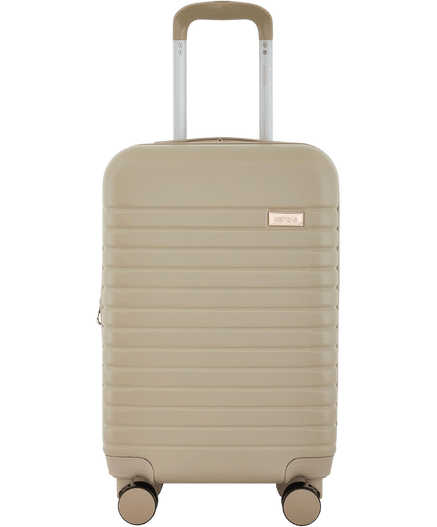 Kensie 22-Inch Graceful Hardside Carry-On Luggage, Light Taupe