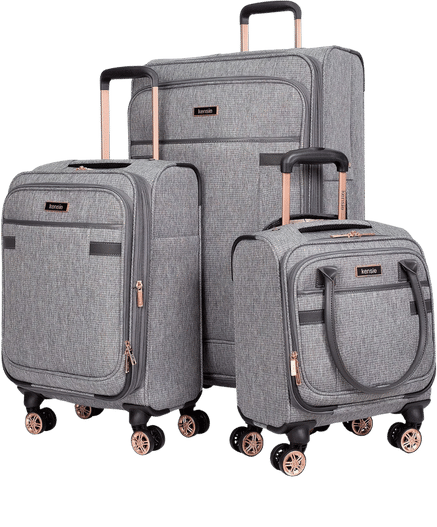 Kensie Hudson Softside Spinner Luggage 3-Piece Set (16/20/28)